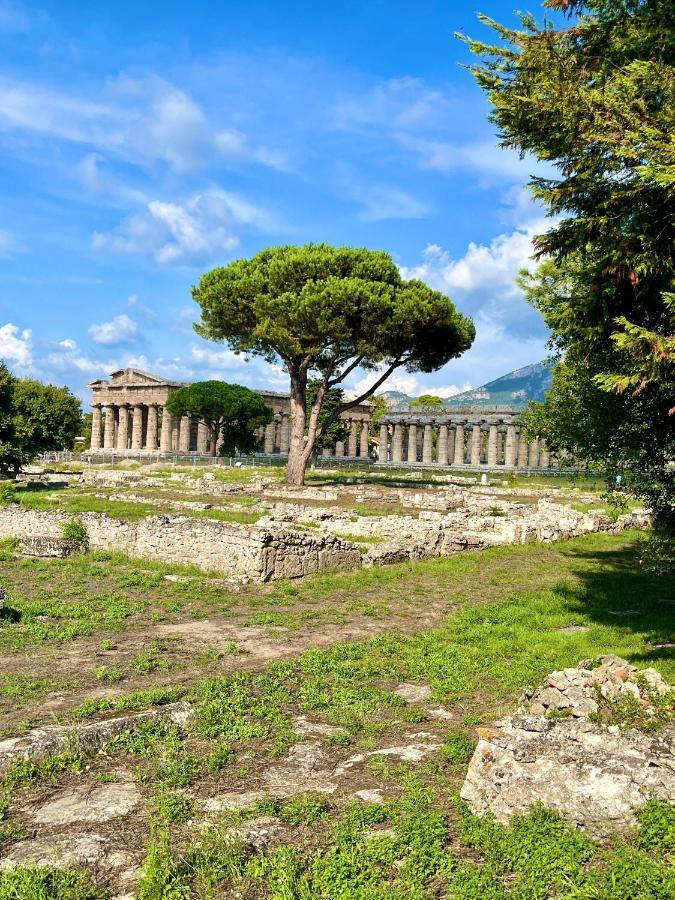 Апартаменты Il Giardino Di Athena 1 Пестум Экстерьер фото